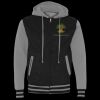 Unisex Heavyweight Varsity Full-Zip Hooded Sweatshirt Thumbnail